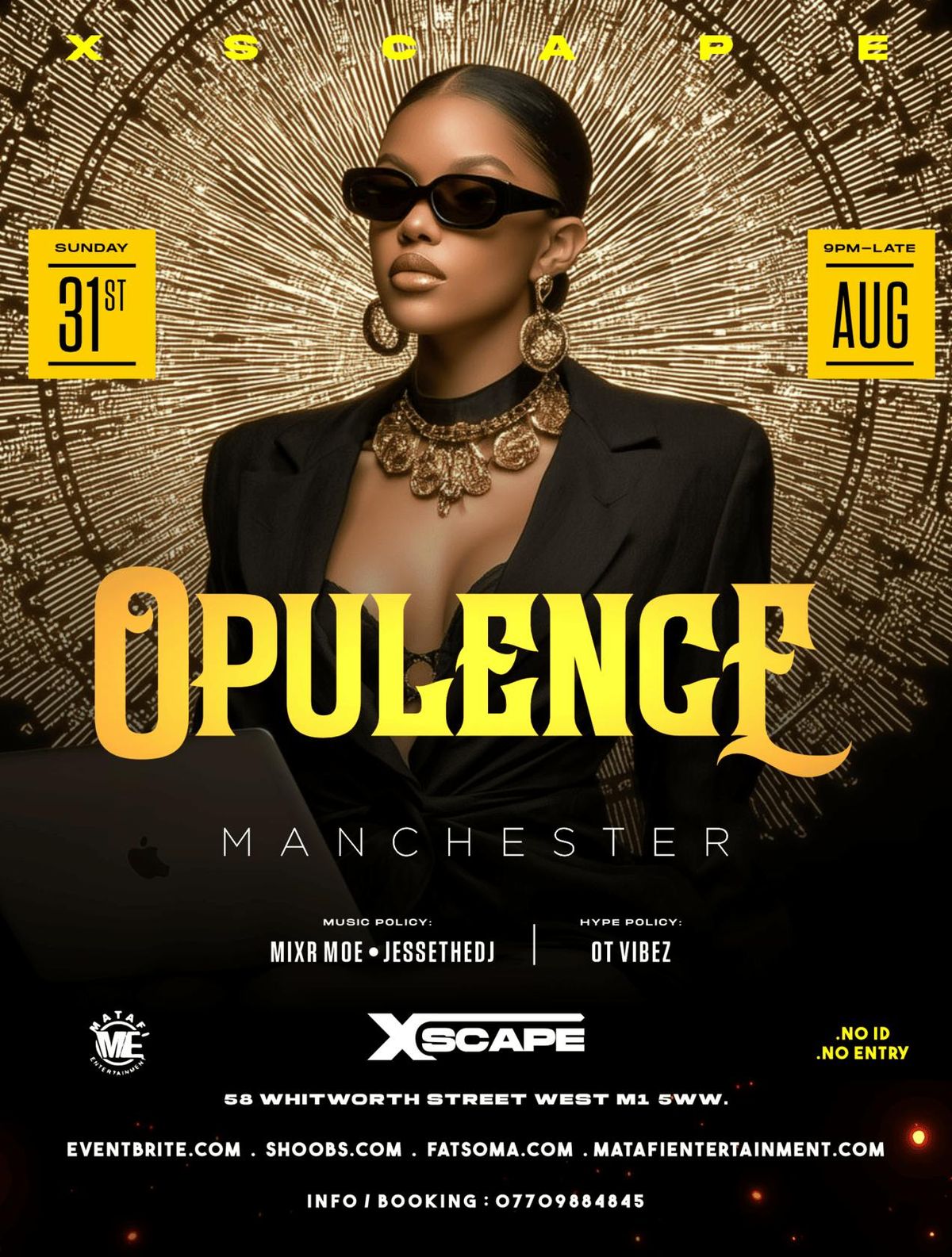 OPULENCE NIGHT - Afrobeats\/HipHop\/Amapiano\/DanceHall