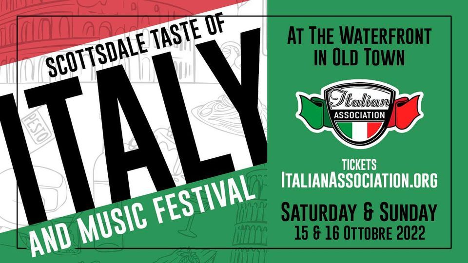 The Taste of Italy & Music festival Scottsdale Waterfront October