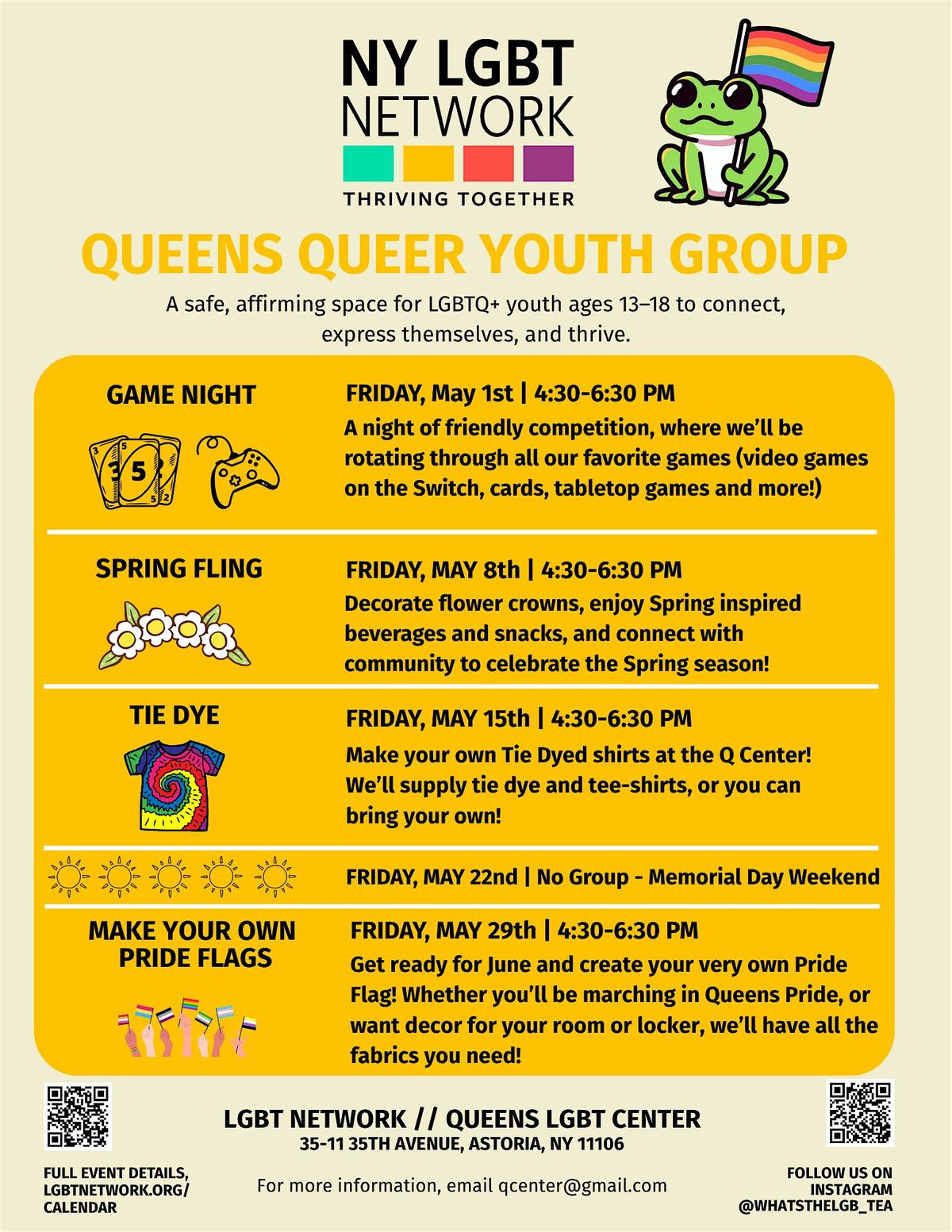 Queens Queer Youth: Tie Dye!