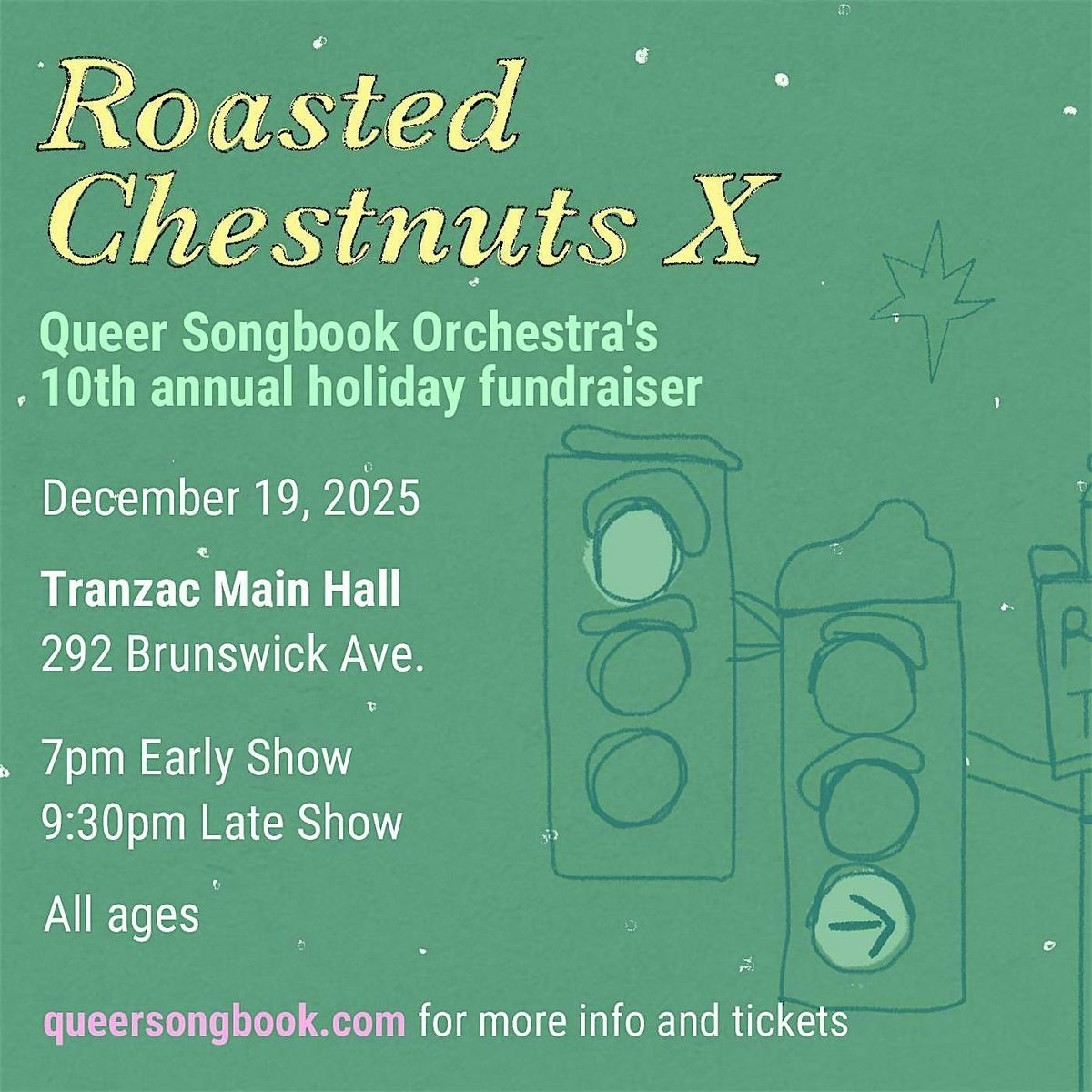7PM EARLY SHOW: Queer Songbook Orchestra - Roasted Chestnuts X
