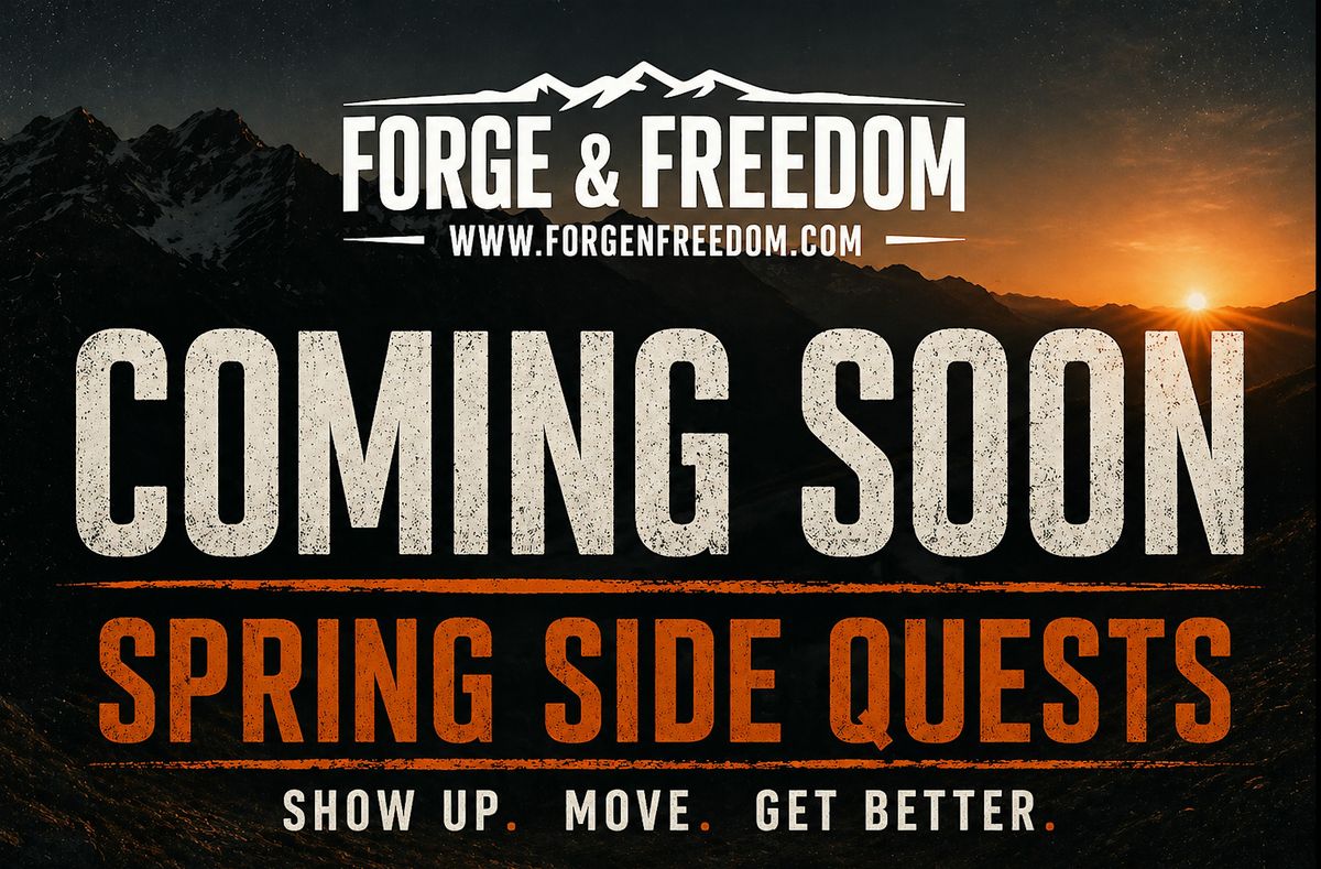 Men's Spring Side Quest: Back on the Trail
