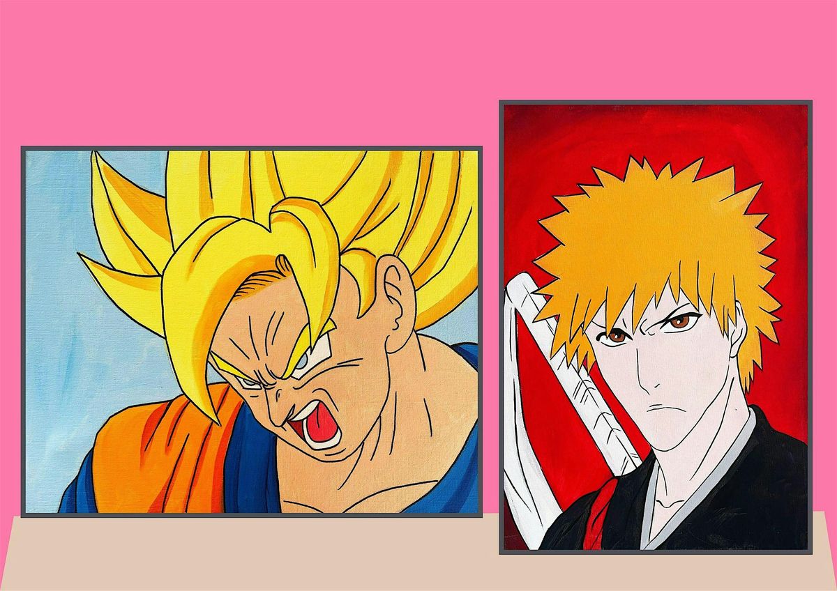 Anime is Art: Goku & Ichigo