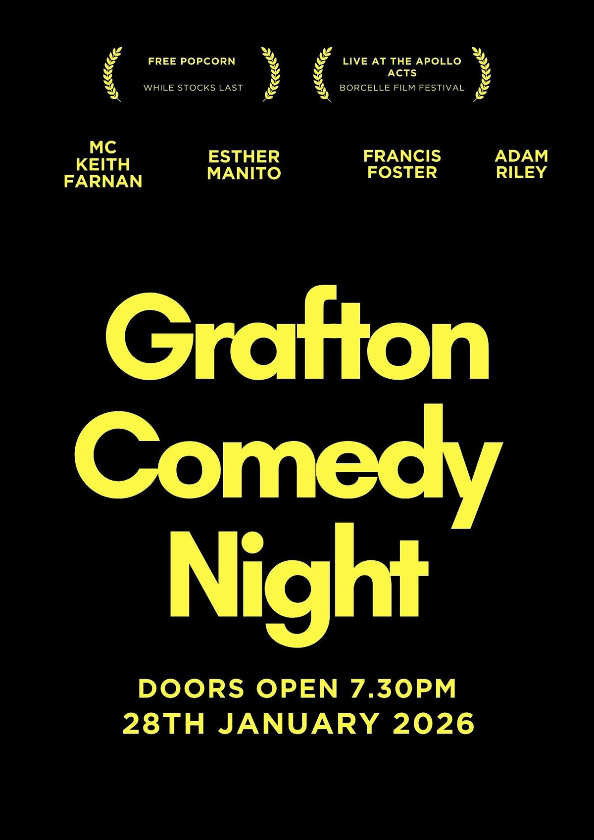 Copy of GRAFTON COMEDY NIGHT