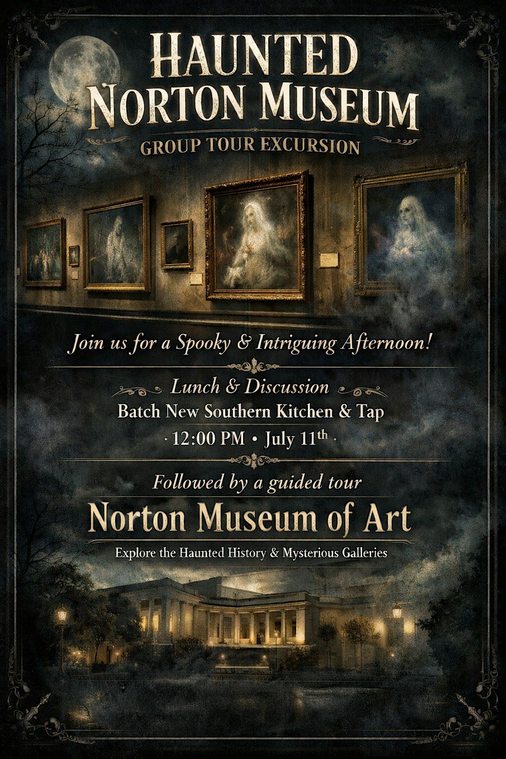 Haunted Norton Museum Group Tour Excursion