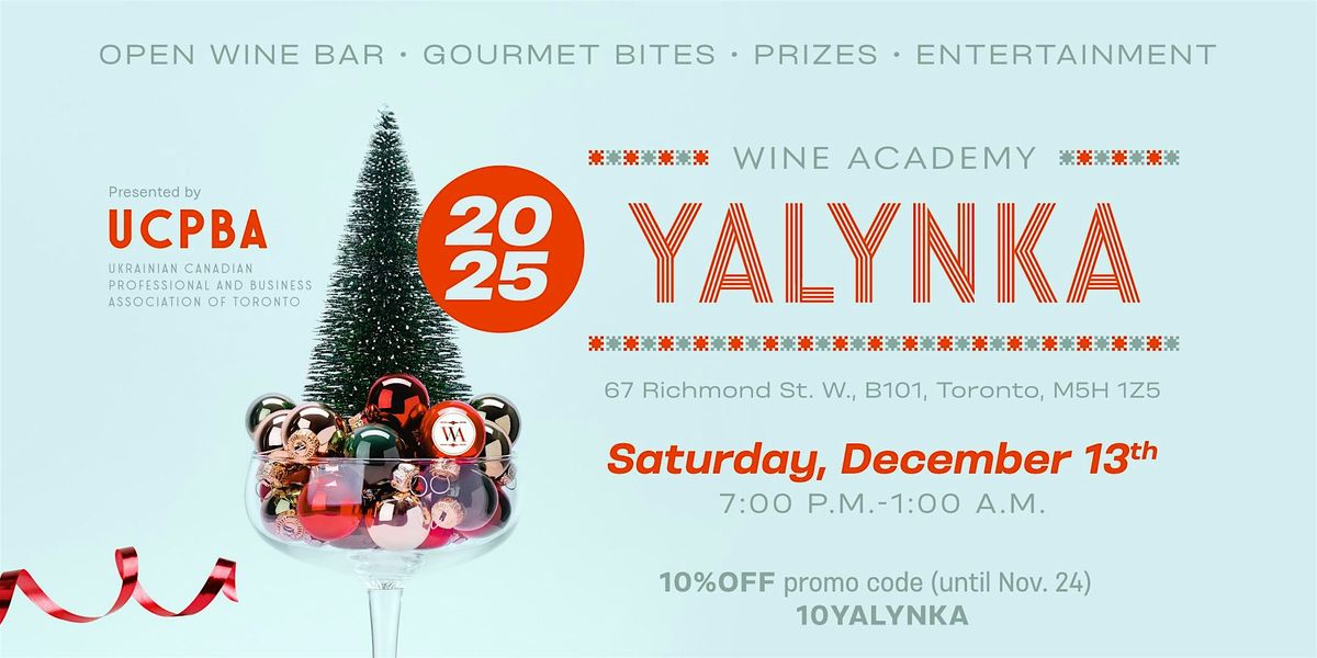 YALYNKA 2025 @ Wine Academy \u2013 UCPBA\u2019s Annual Christmas Celebration