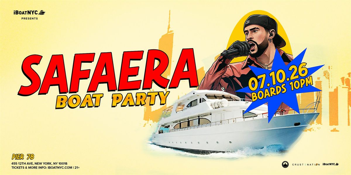 BENITO BOAT TRIBUTES: Safaera Yacht Party Cruise NYC