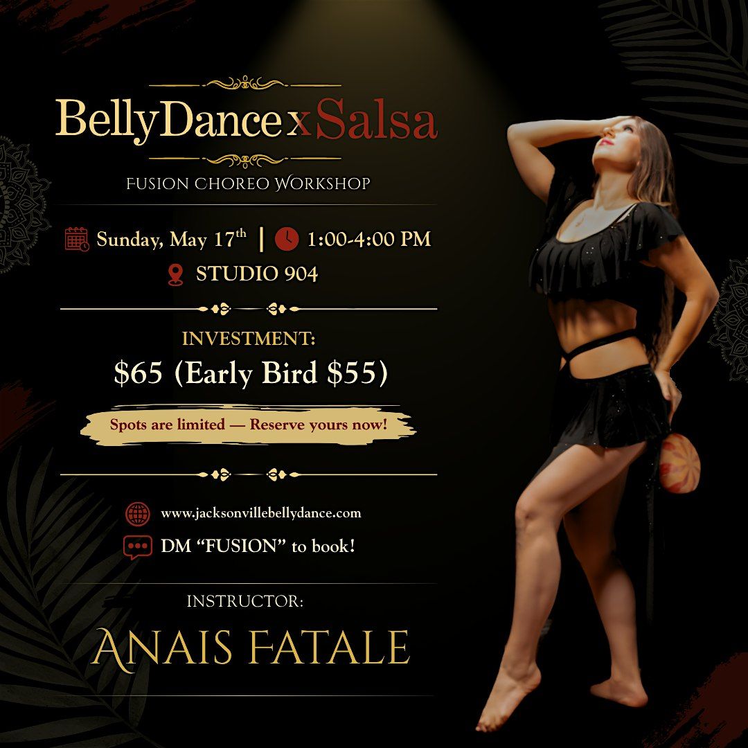 Bellydance X Salsa: Fusion Choreo Workshop