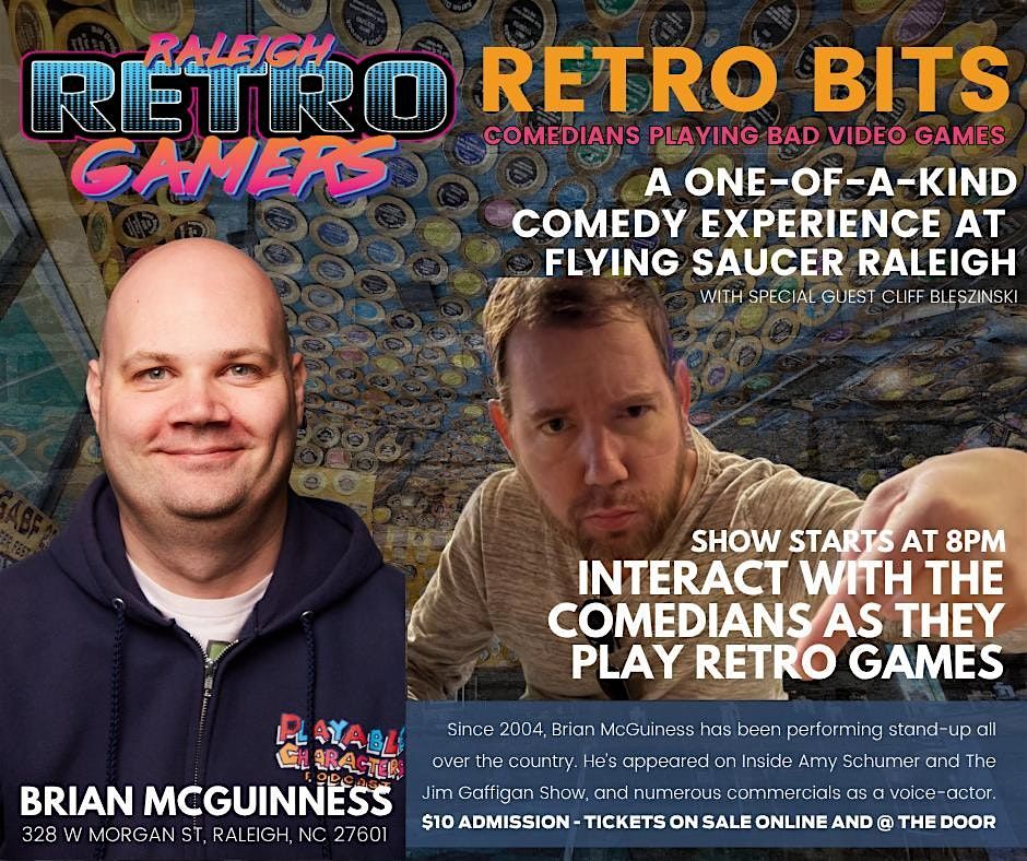 Retro Bits Comedy Show - Comedians Riffing on Vintage Video Games
