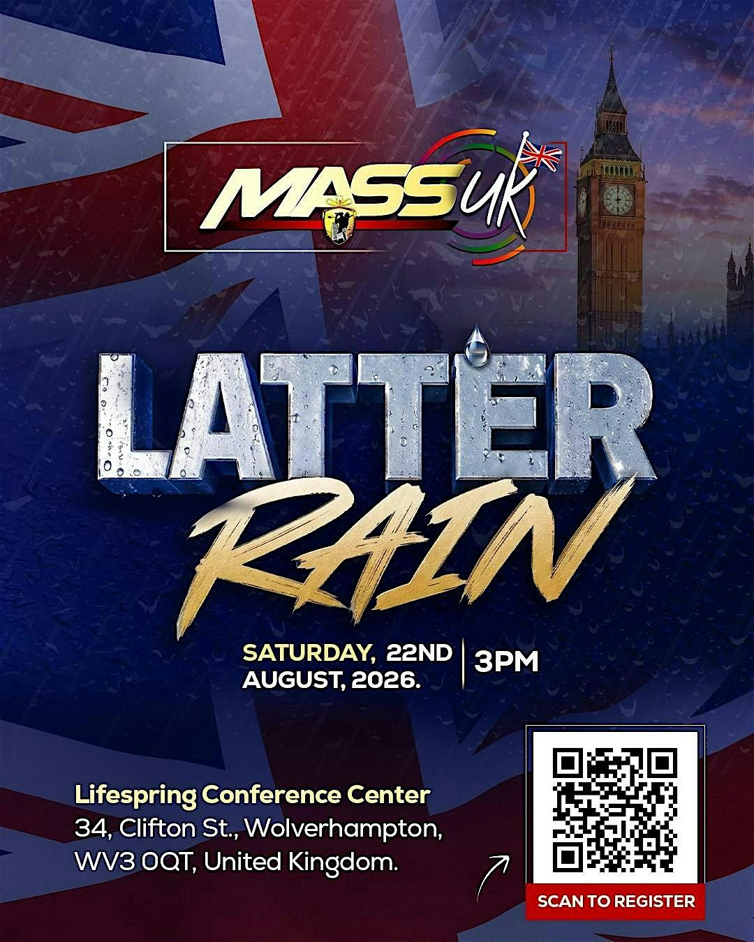Latter Rain | MASS Movement UK \u2014 Wolverhampton 2026