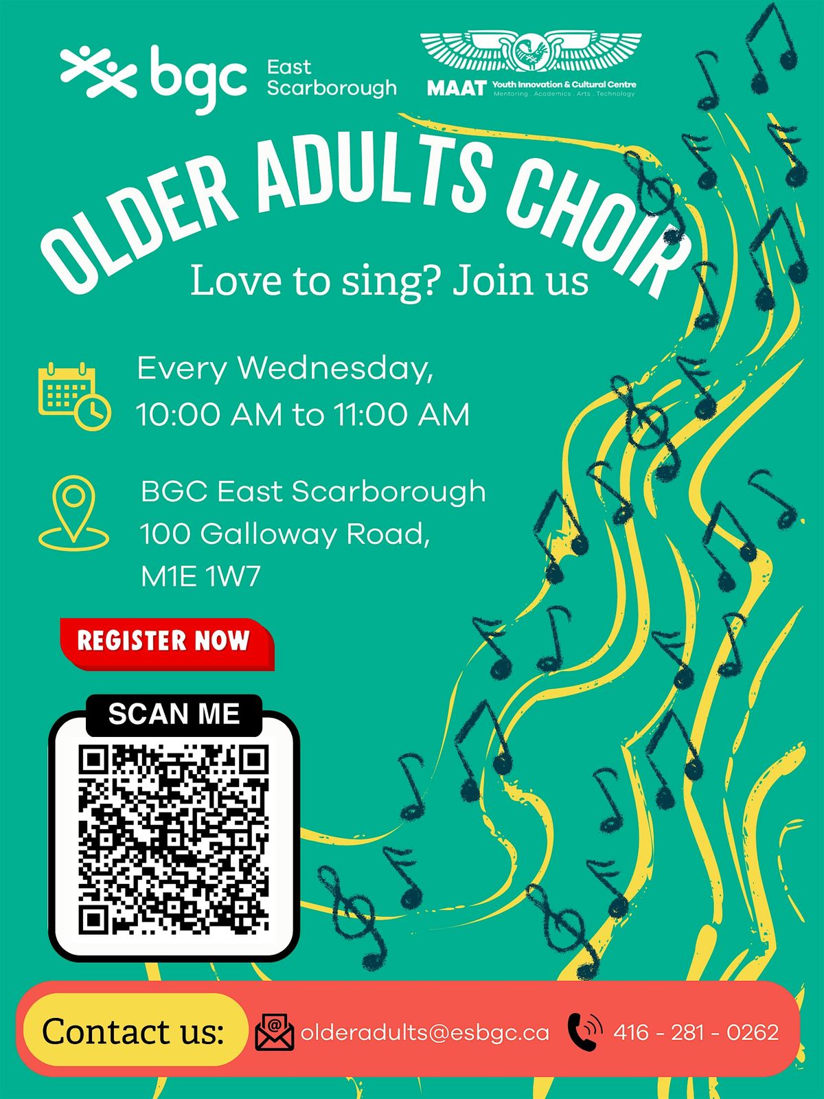 Older Adults Choir Program