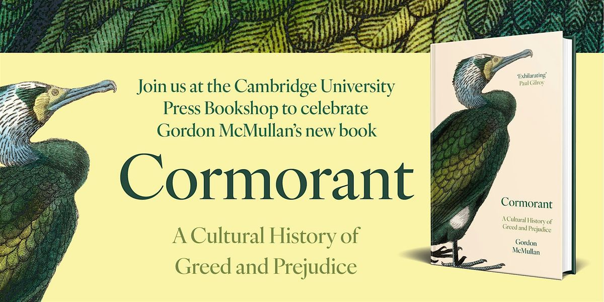 Book launch - Cormorant, by Gordon McMullan