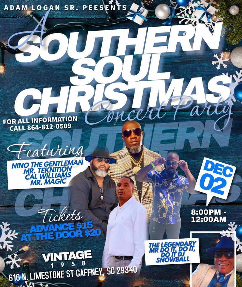 SOUTHERN SOUL CHRISTMAS CONCERT PARTY 