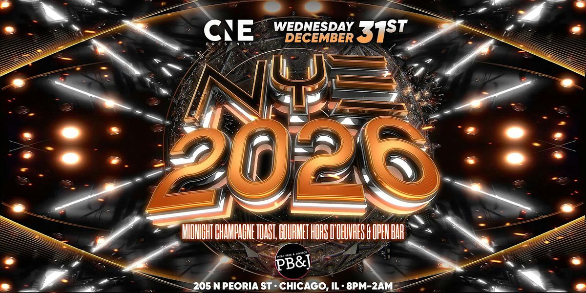 NYE 2026 Extravaganza @ PB&J Fulton Market