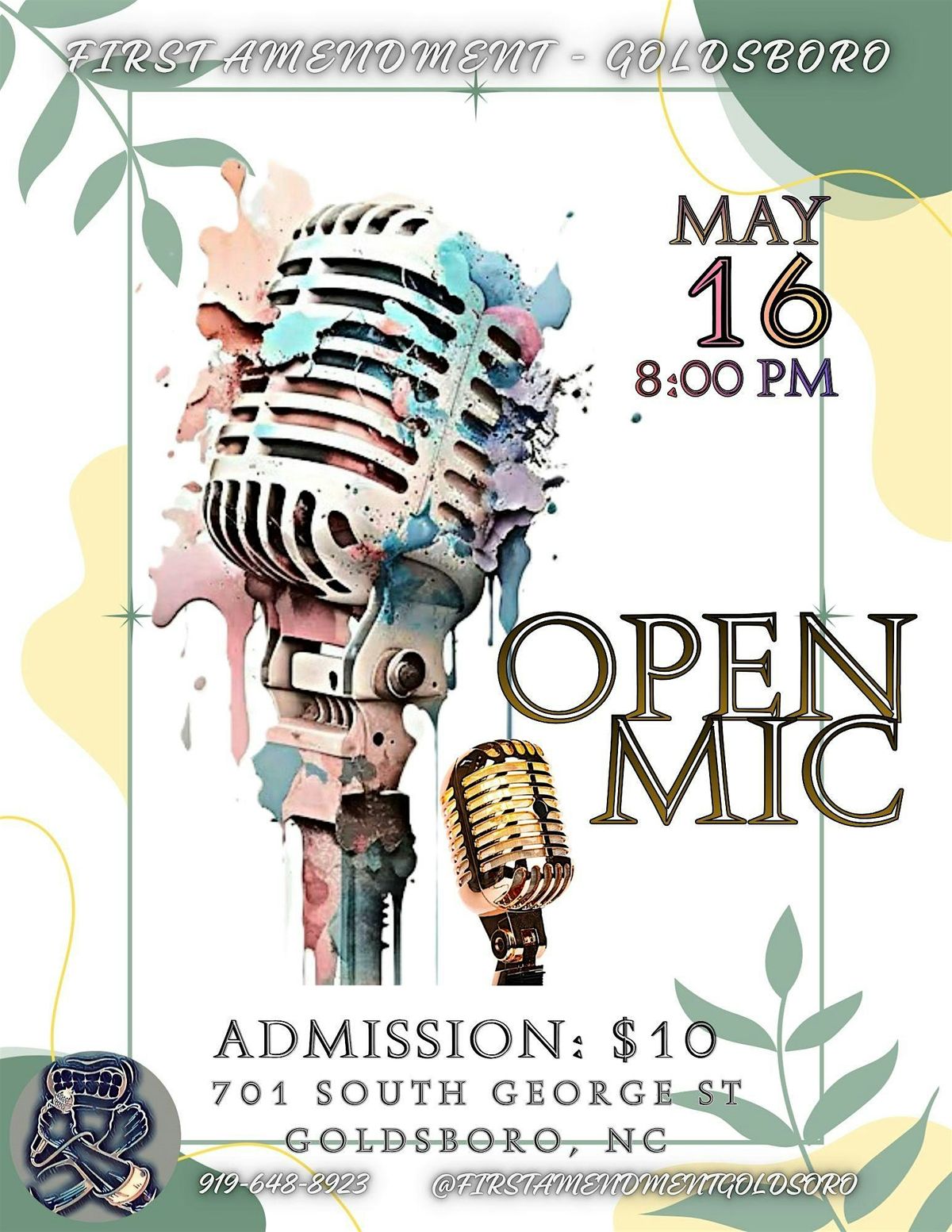 First Amendment - Goldsboro Open Mic