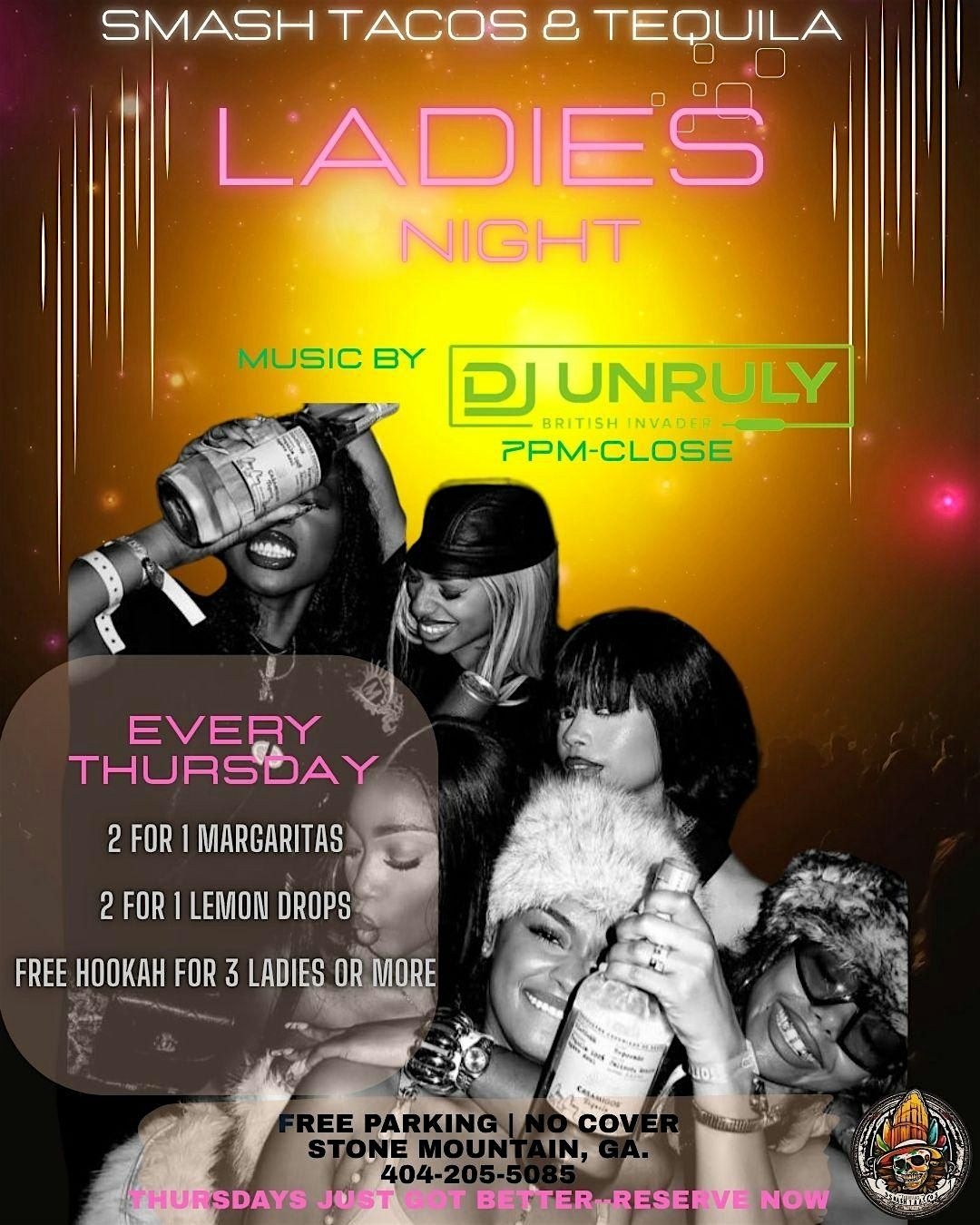 Copy of Smash Thursdays - Ladies Night at Smash Tacos & Tequila