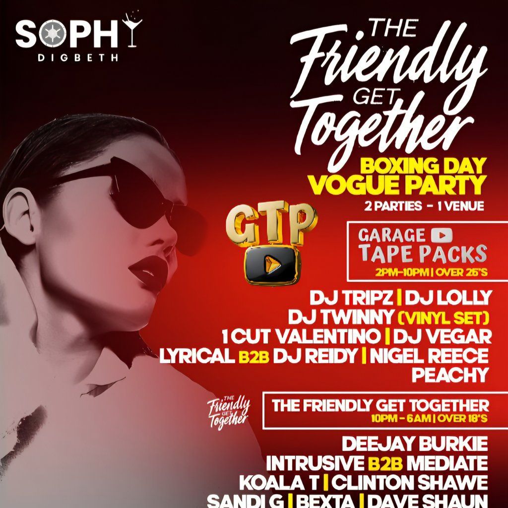 TFGT Boxing Day VOGUE PARTY