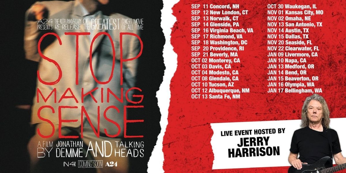 Parking - STOP MAKING SENSE: A Film by Jonathan Demme and Talking Heads - Omaha
