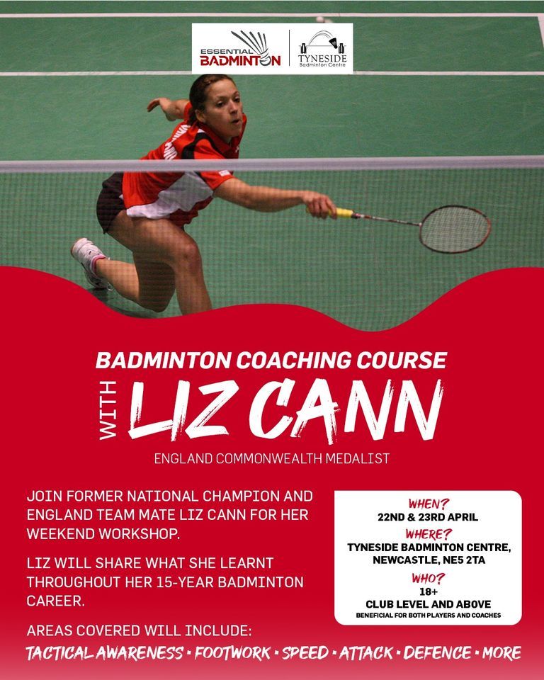 Badminton in Tyneside with Commonwealth Medallist Liz Cann
