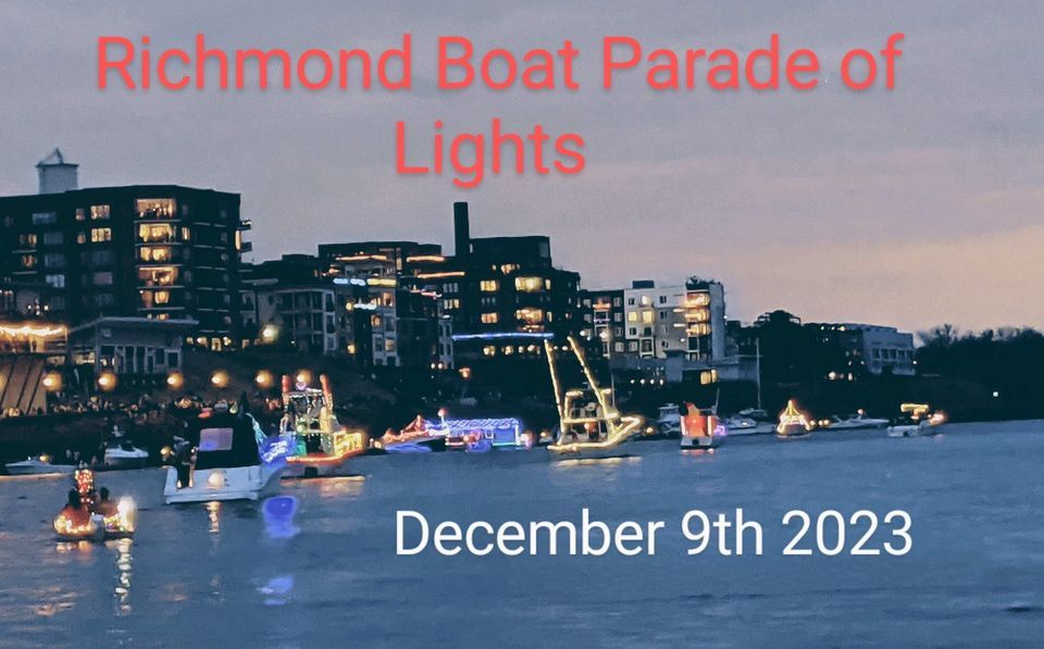 Richmond boat parade of lights 2023 Richmond, Virginia December 9, 2023