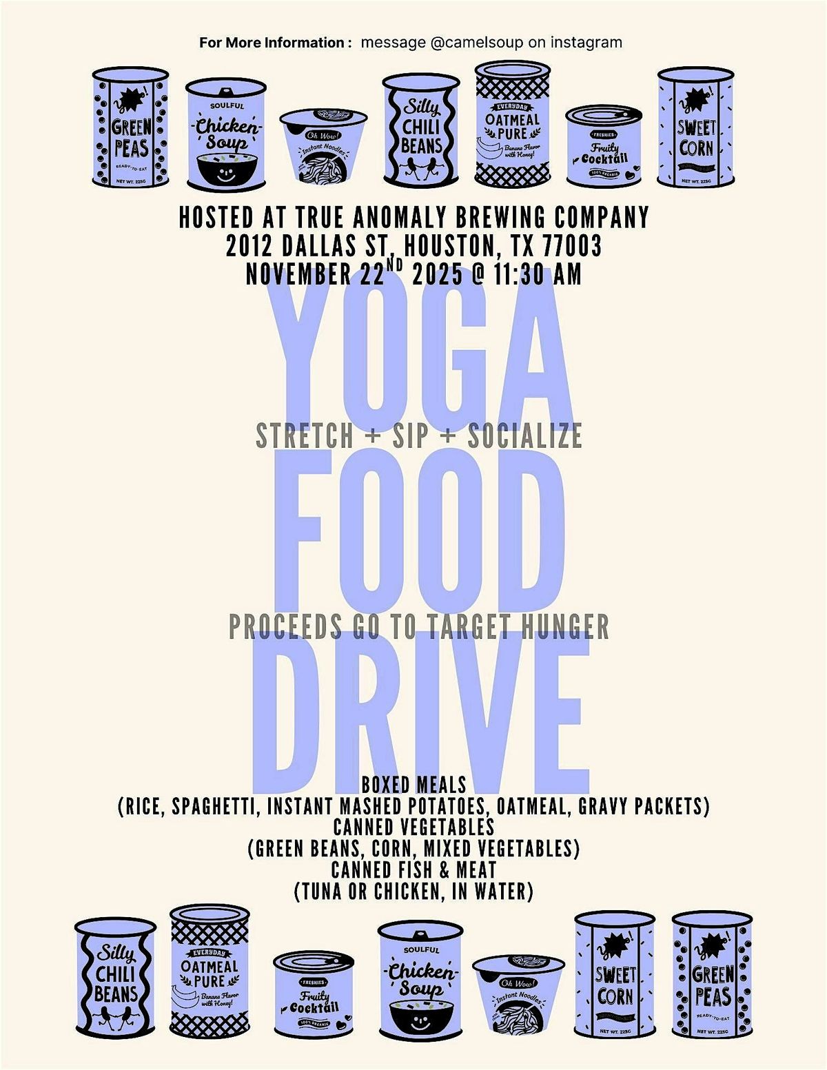 Yoga Food Drive