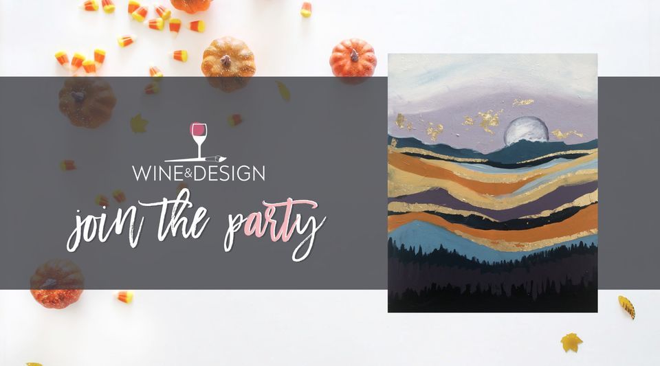 Paint & Sip Fall Moon Wine & Design (Morehead City, NC) October 11