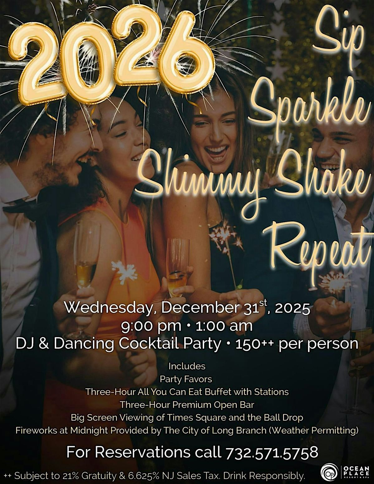 New Year's Eve at Ocean Place Resort and Spa