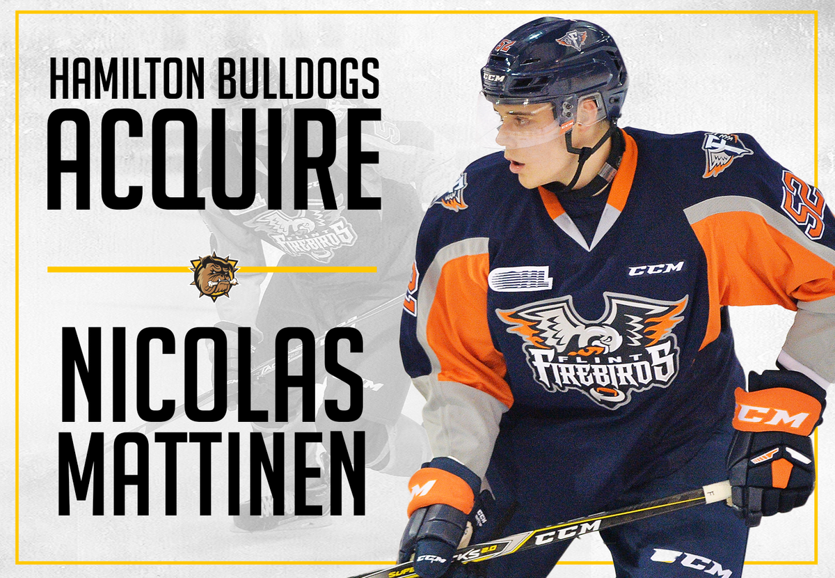 Flint Firebirds at Brantford Bulldogs at Brantford and District Civic Centre