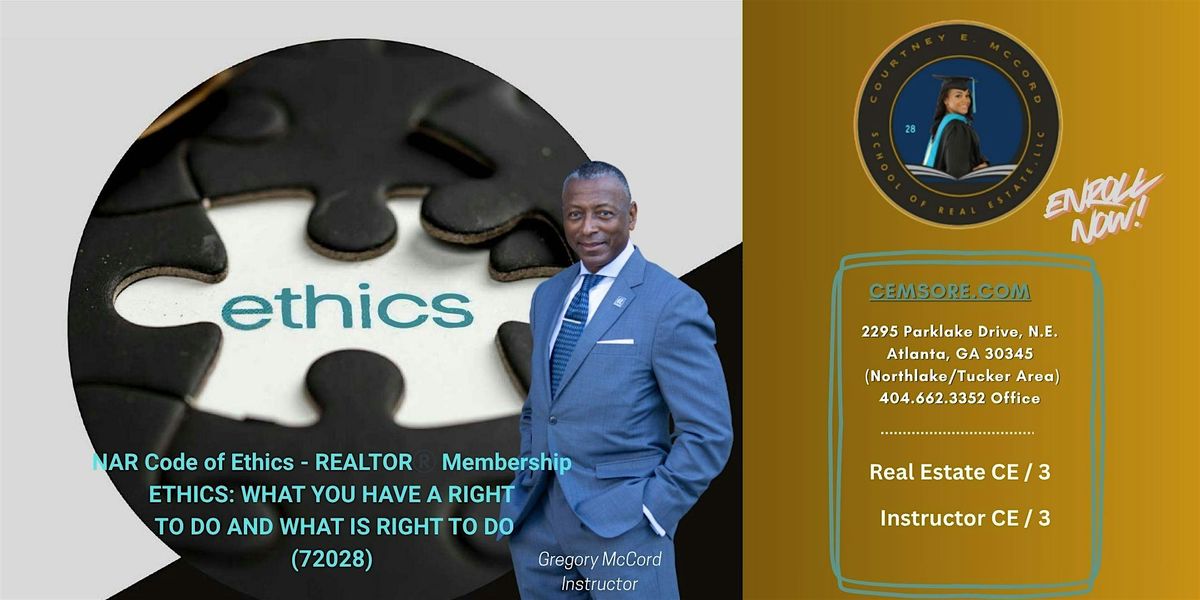 NAR Code of Ethics \u2013 REALTOR\u00ae Membership