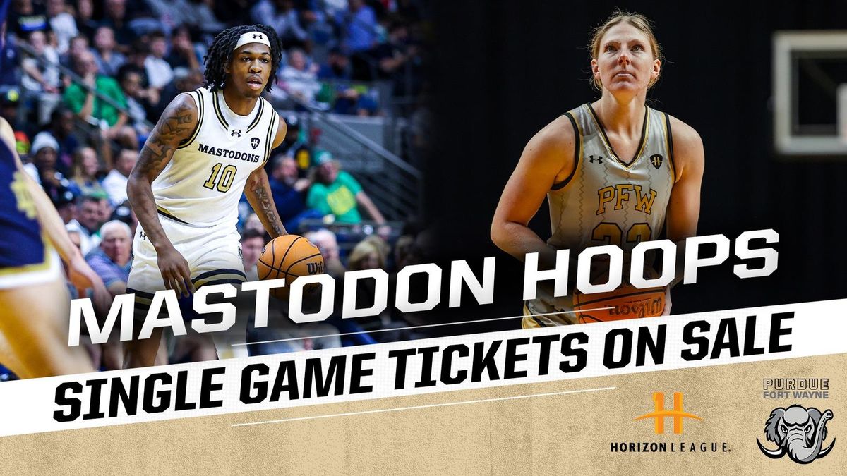 Northern Illinois Huskies at Purdue Fort Wayne Mastodons Womens Basketball