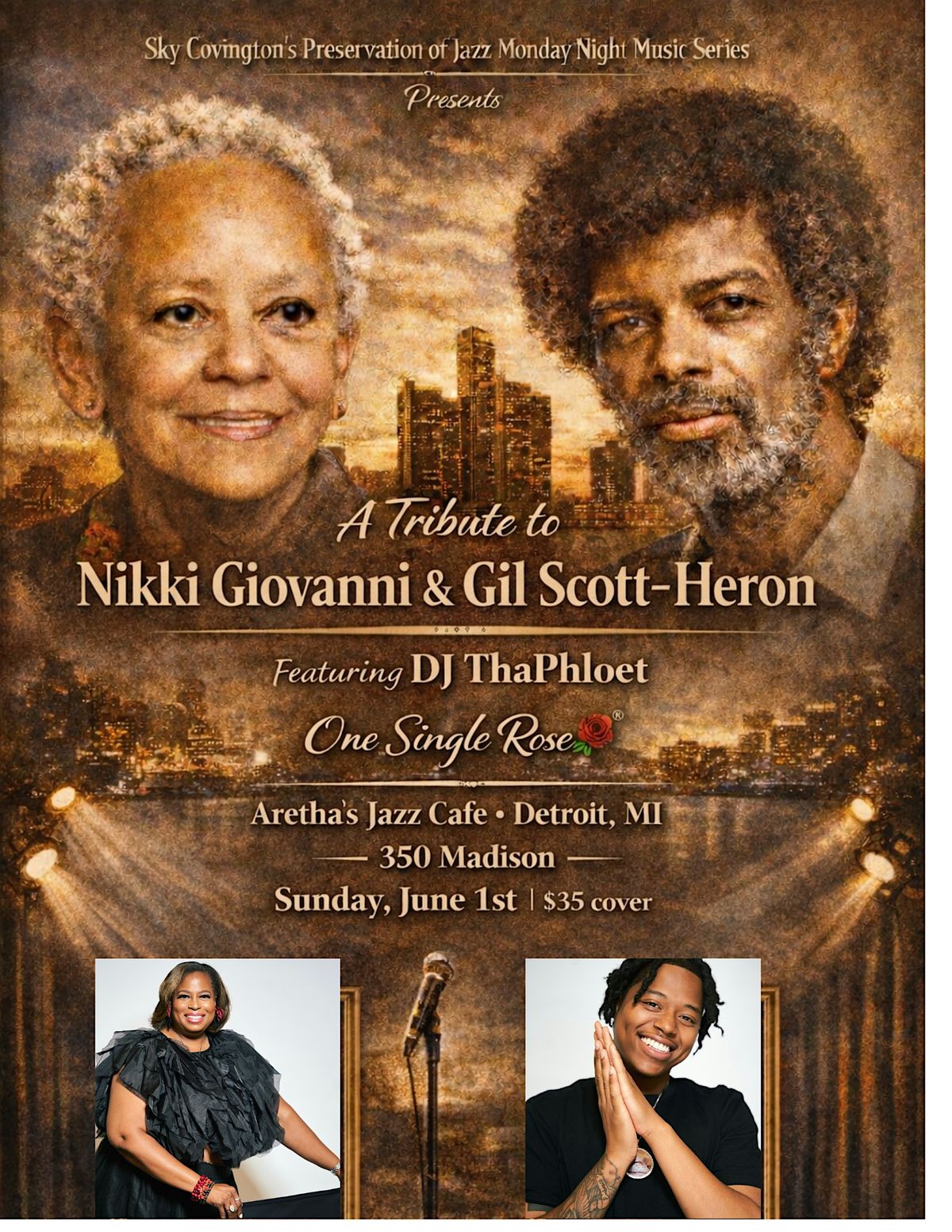 Tribute: Nikki Giovanni & Gil Scott-Heron ft. Knowledge & One Single Rose\u00ae