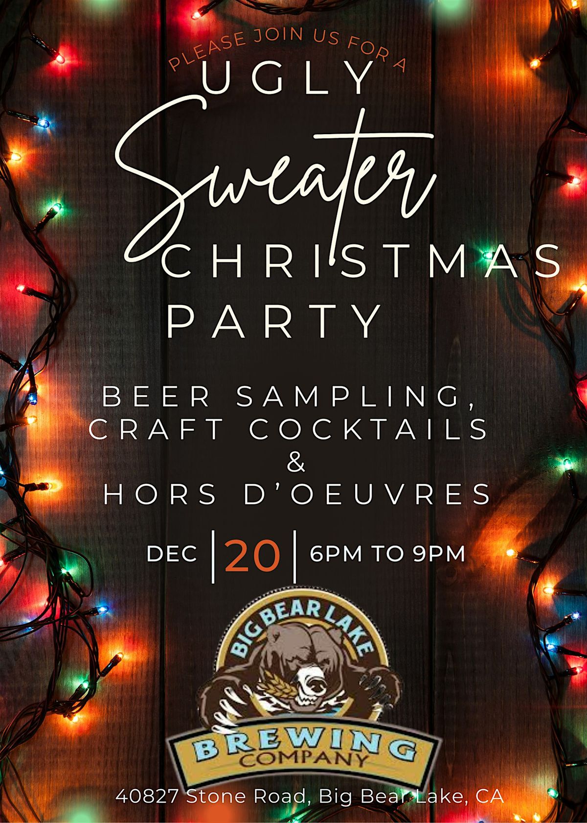 Ugly Sweater Christmas Party