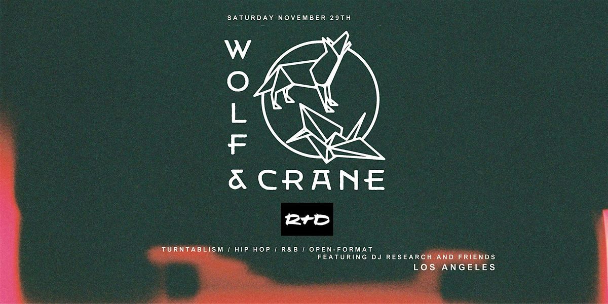 an R+D Party at Wolf & Crane <3