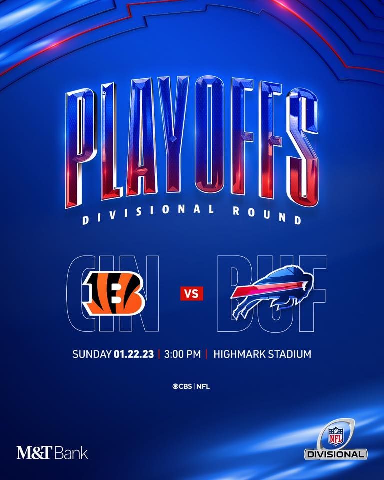 NFL Divisional round Buffalo Bills VS Cincinnati Bengals Townhouse