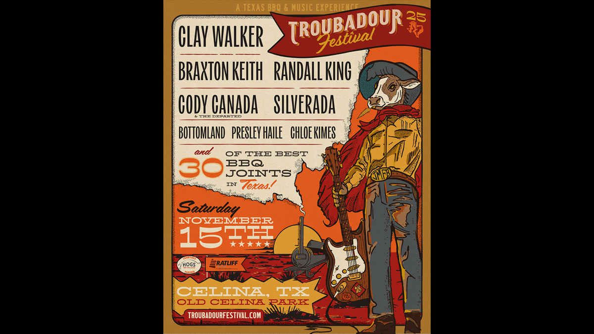 Troubadour Festival - Celina - with Clay Walker, Braxton Keith, Randall King, and more!