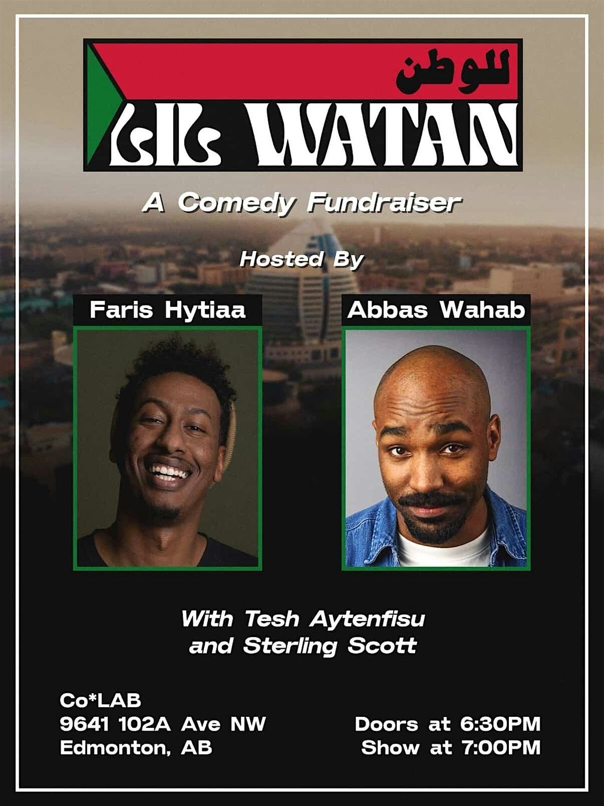 Lil Watan - A Comedy Fundraiser by Abbas Wahab and Faris Hytiaa