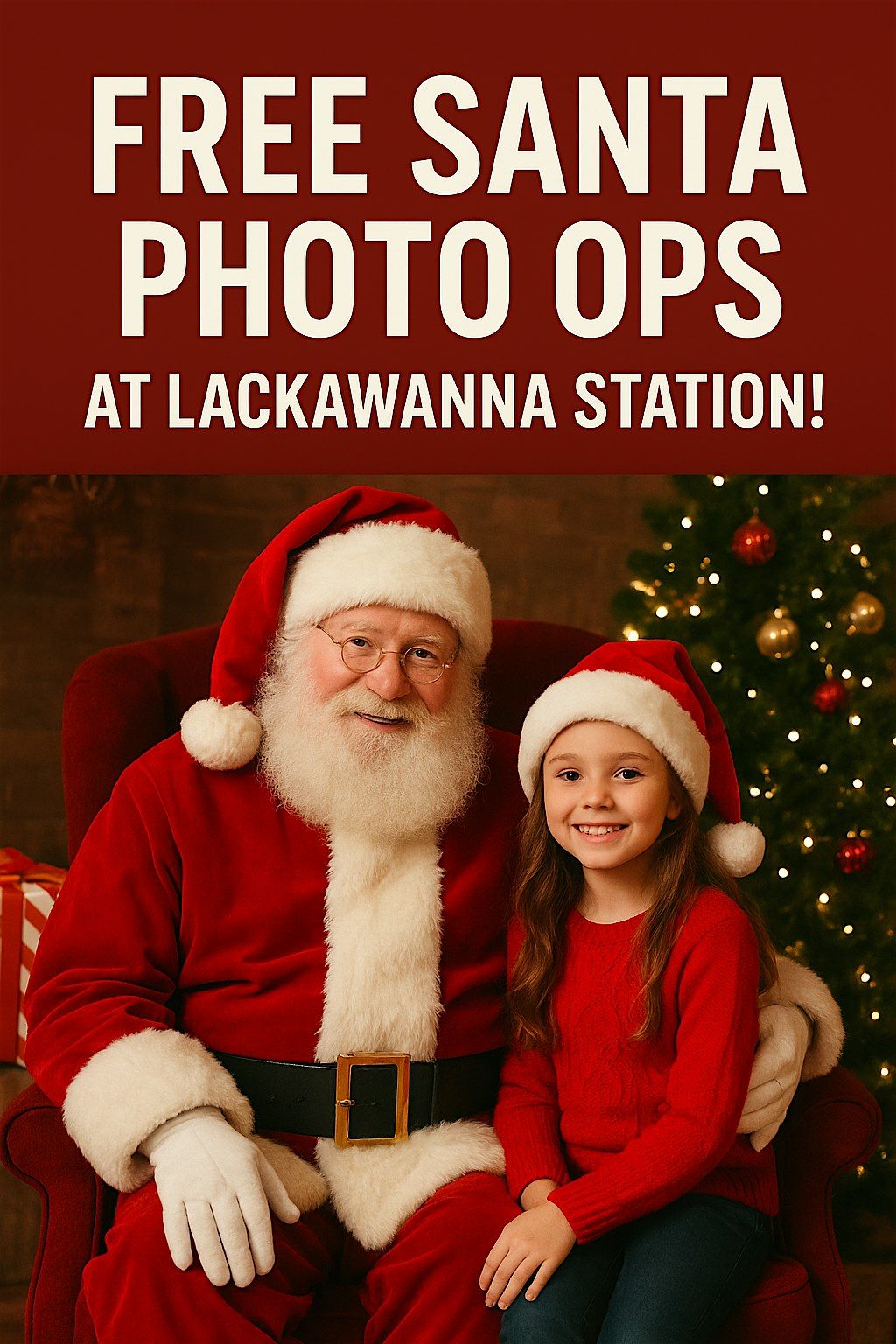 Free Santa Photo Ops at Lackawanna Station!