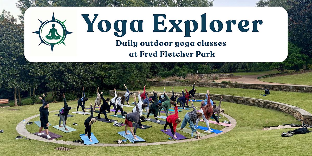 Outdoor yoga in Fred Fletcher Park - pay what you can