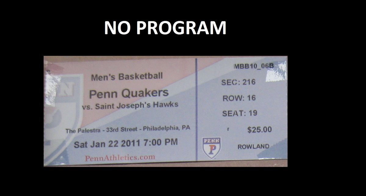 Parking Saint Joseph's Hawks at Penn Quakers Womens Basketball