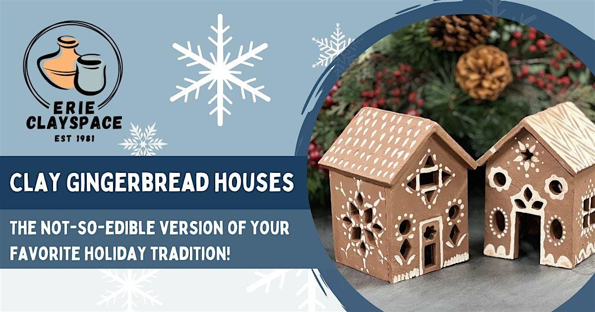 Clay Gingerbread Houses