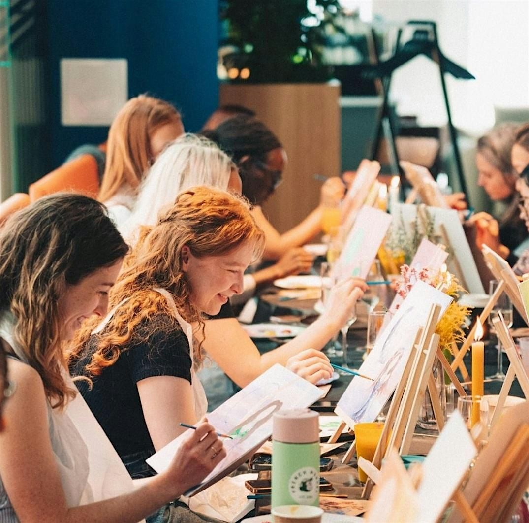 Boozy Brushes, Drag Golden Oldies & Vintage Florals Paint Party! Glasgow