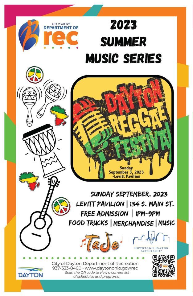 Dayton Reggae Festival Levitt Pavilion Dayton September 3, 2023