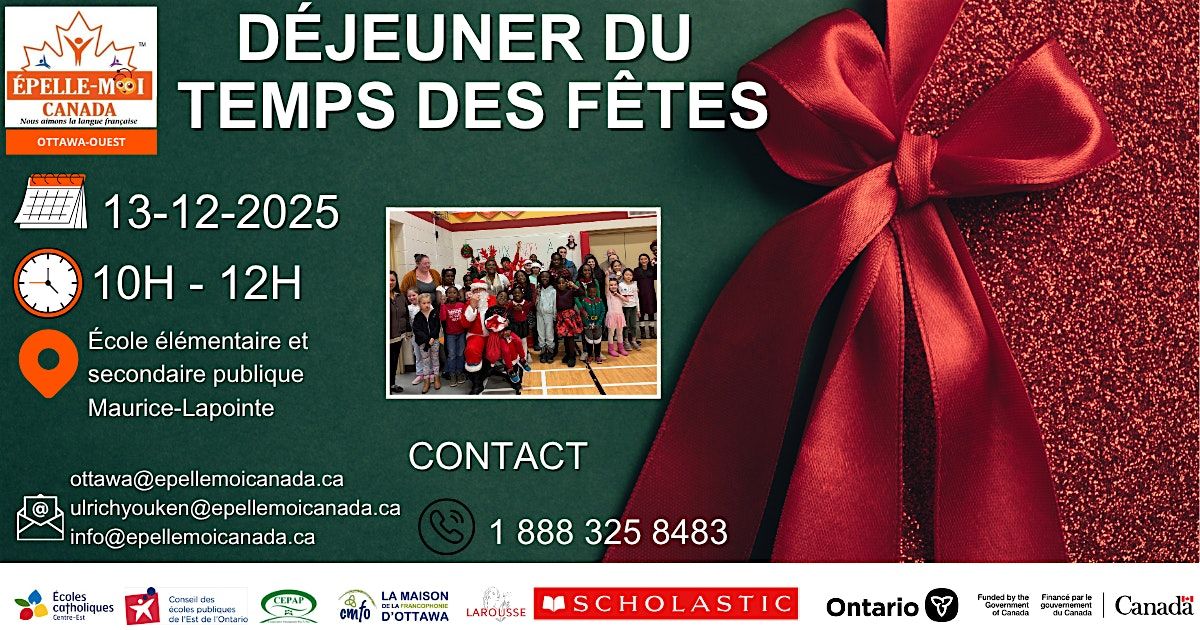 D\u00e9jeuner du temps des f\u00eates: Ottawa-Ouest