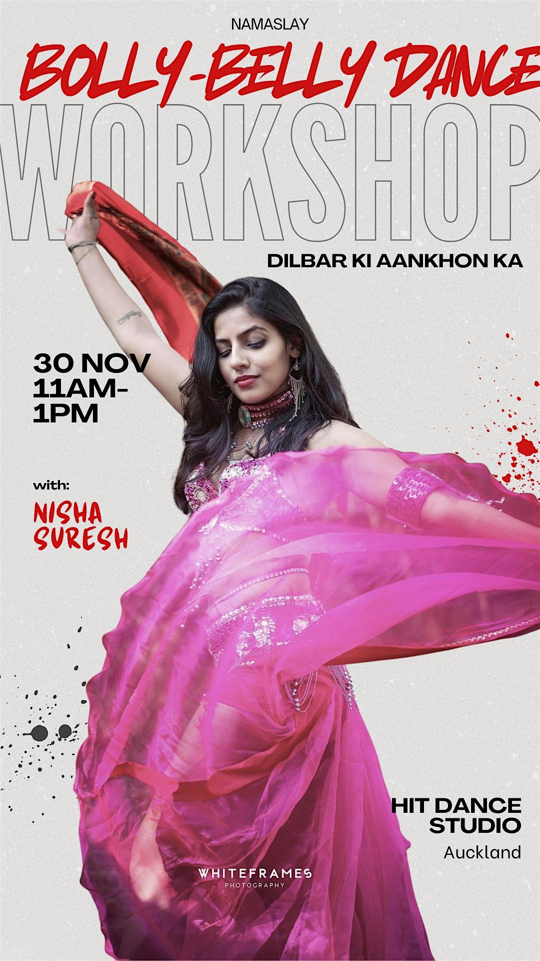 Bolly-Belly Dance Workshop \u201cDilbar Ki Aankhon Ka"