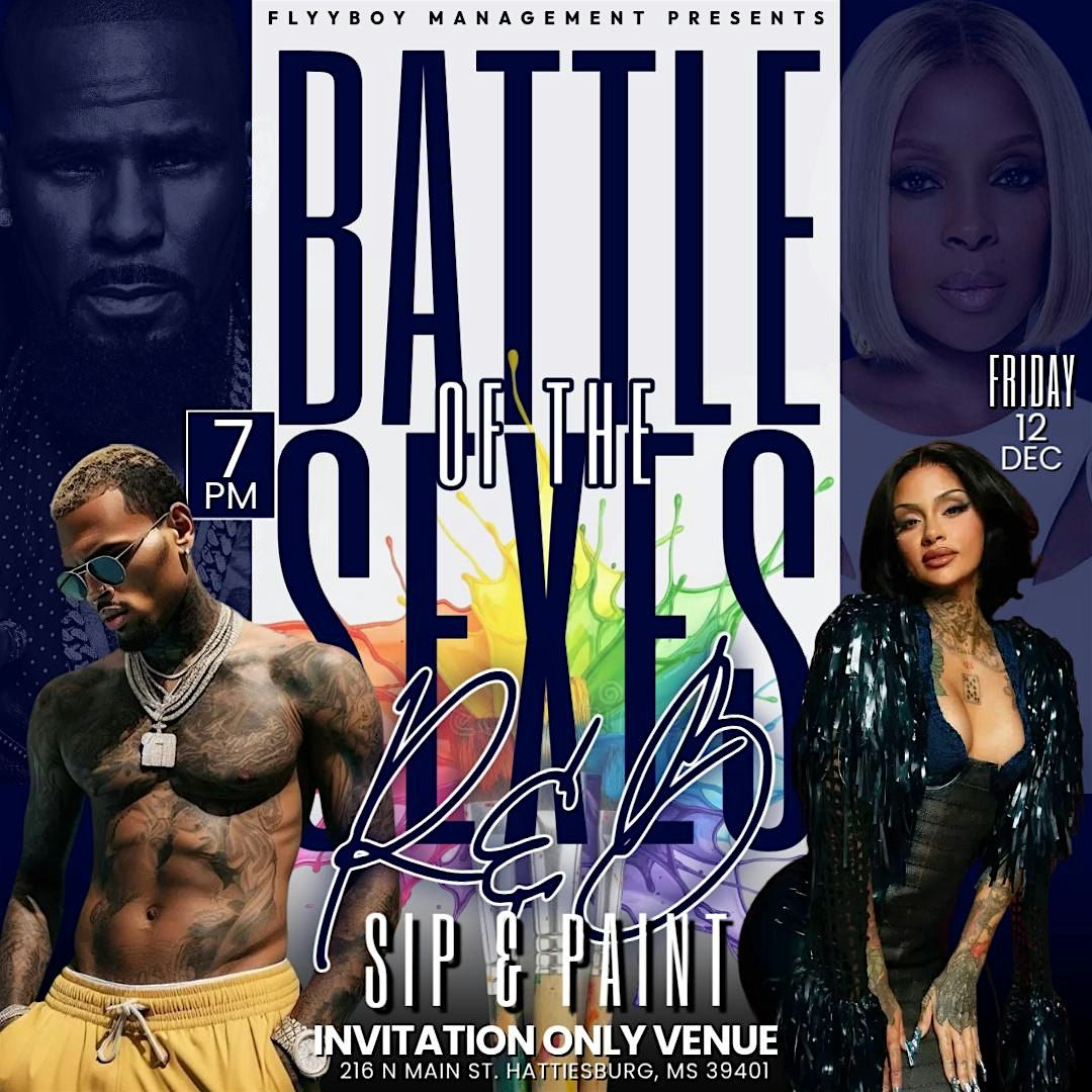 R&B Sip & Paint: Battle of the Sexes Edition