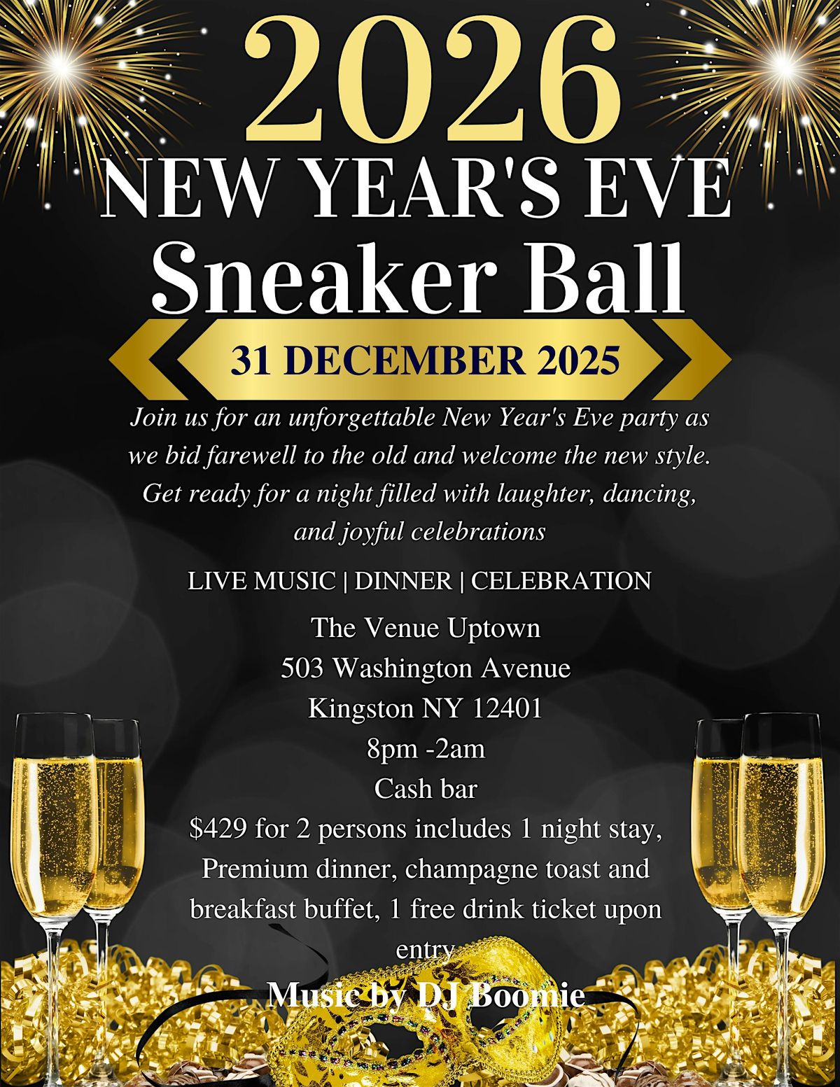 New Years Eve Sneaker Ball