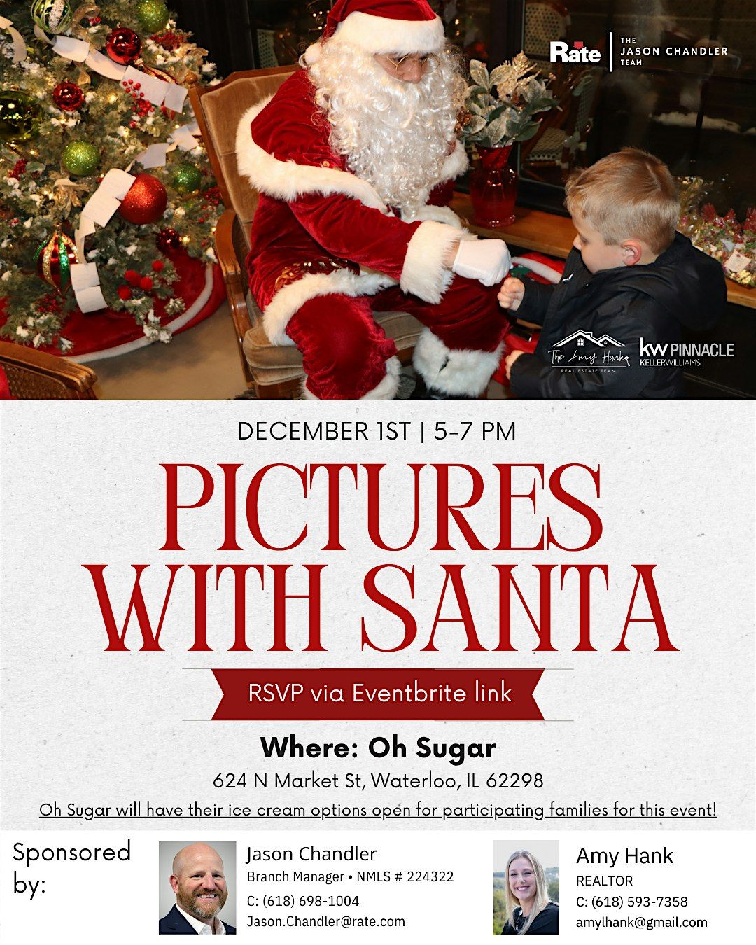 Pictures with Santa Dec. 1st!