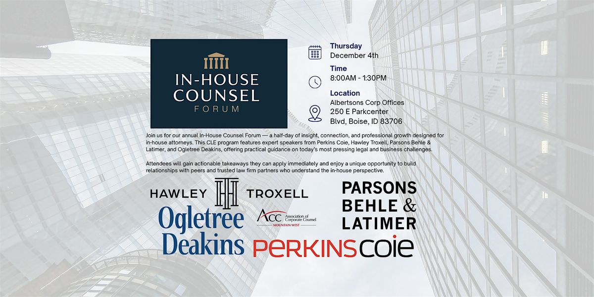 In-House Counsel Forum
