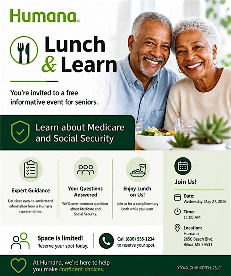 Medicare and Social Security Lunch & Learn with the experts!