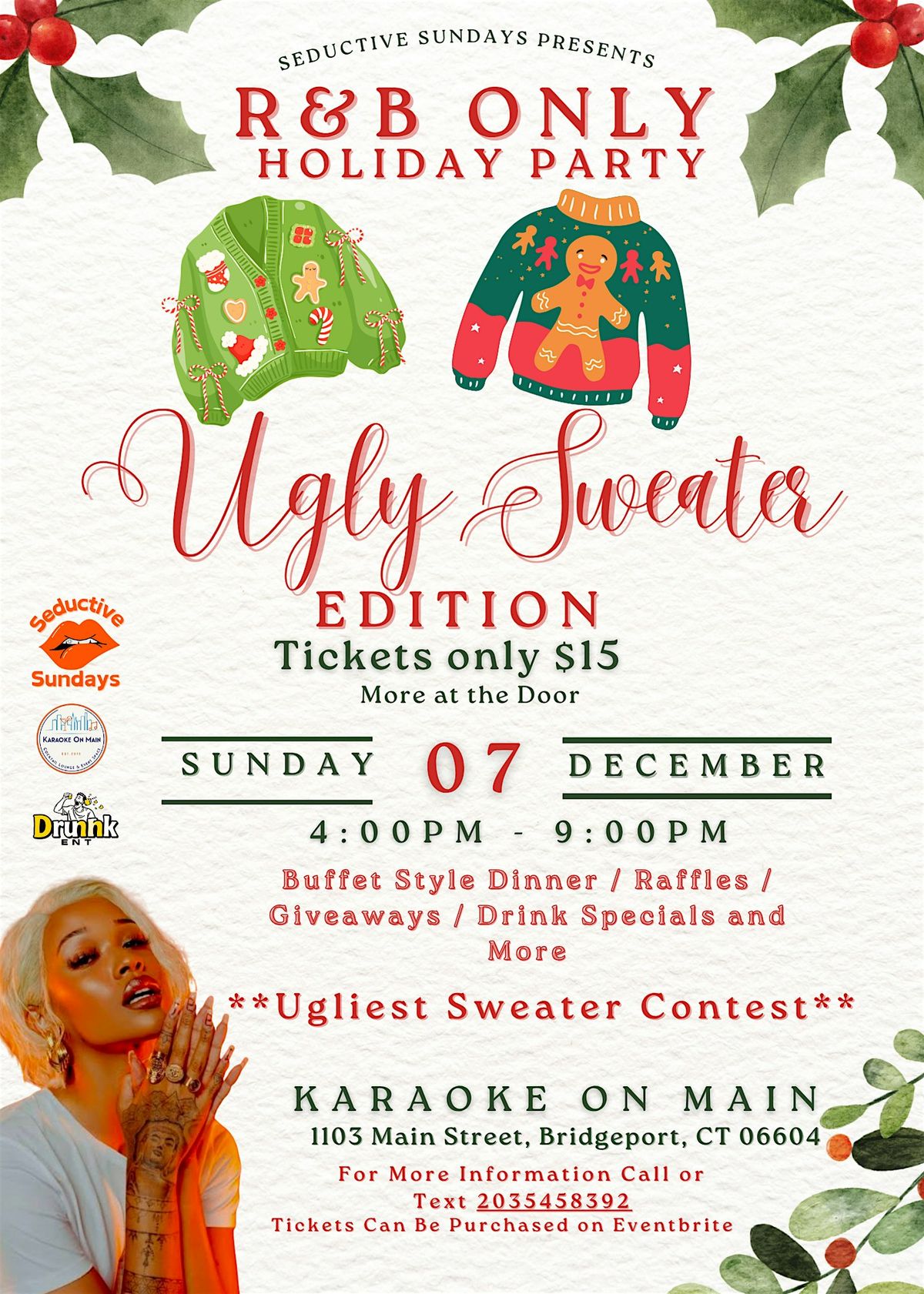 R&B Only Holiday Party - Ugly Sweater Edition