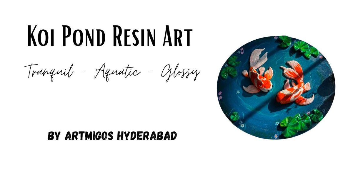 Koi Pond Resin Art
